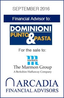 Transaction completed with Dominioni Punto&Pasta