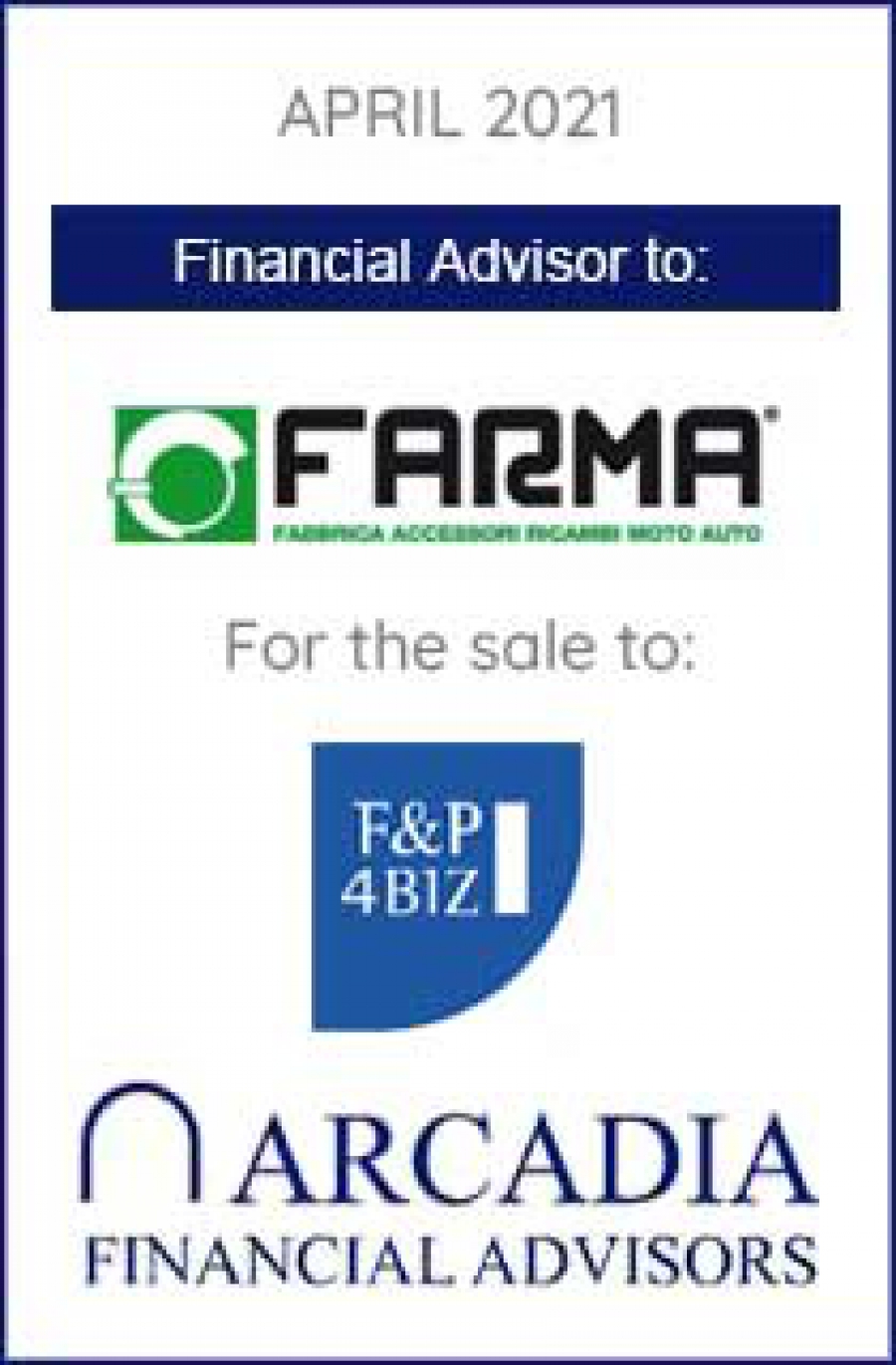 Transaction completed with Farma