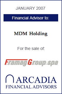 Operazione conclusa con MDM Holding